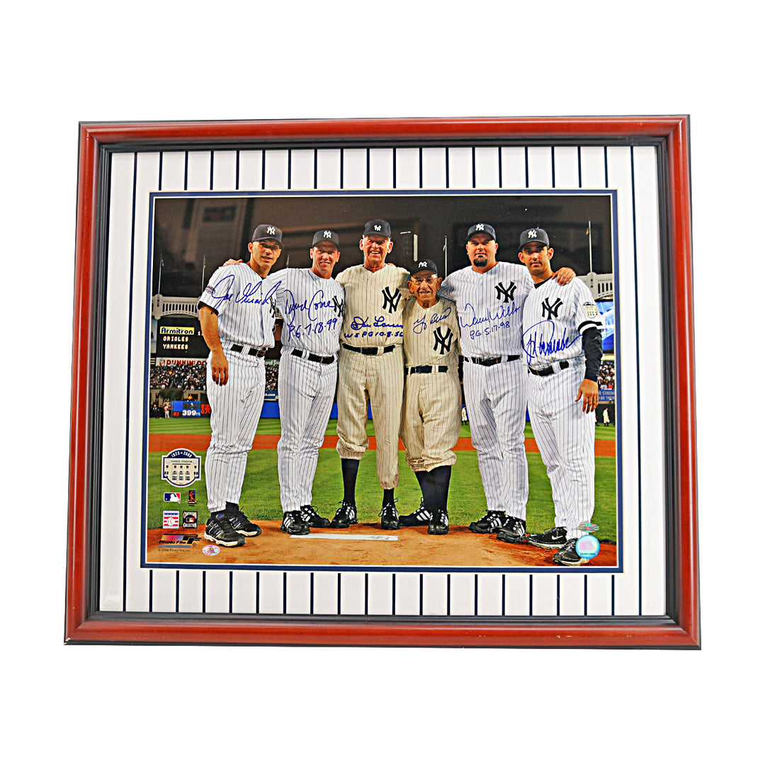 New York Yankees Signed Inscribed Framed PG Battery Mates 16x20 Photo SteinerCOA