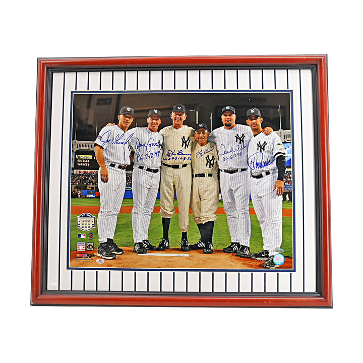 New York Yankees Signed Inscribed Framed PG Battery Mates 16x20 Photo SteinerCOA