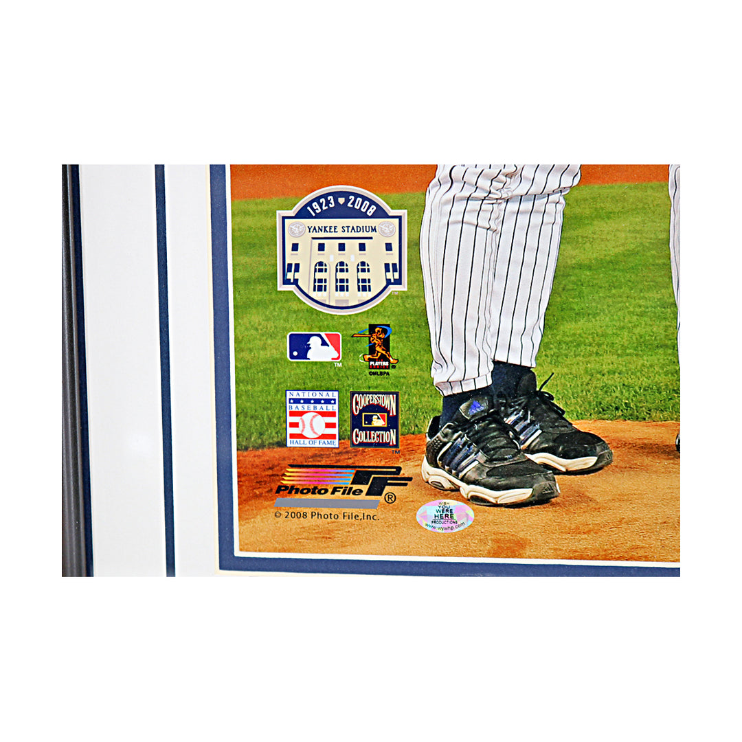 New York Yankees Signed Inscribed Framed PG Battery Mates 16x20 Photo SteinerCOA