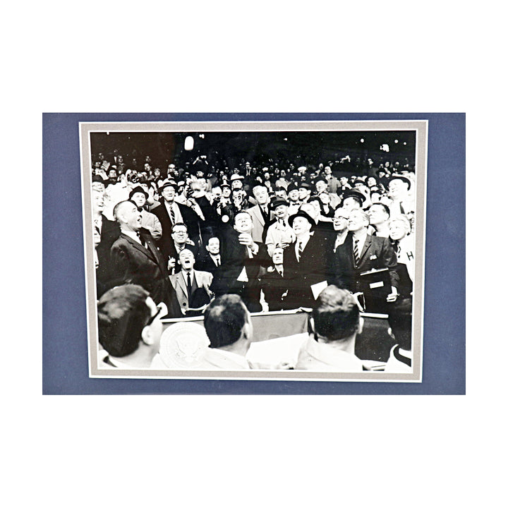 President John F Kennedy Framed First Pitch 8x10 Photo