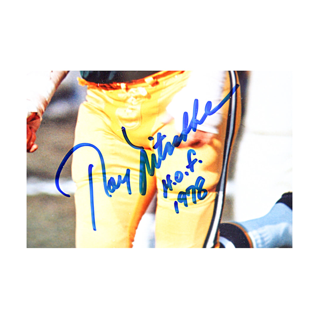 Ray Nitchke Green Bay Packers Autographed Inscribed Framed 8x10 Photo JSA COA