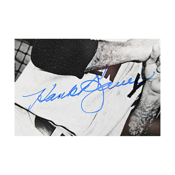 Mantle Bauer Skowron New York Yankees Autographed Framed 8x10 Photo JSA LOA