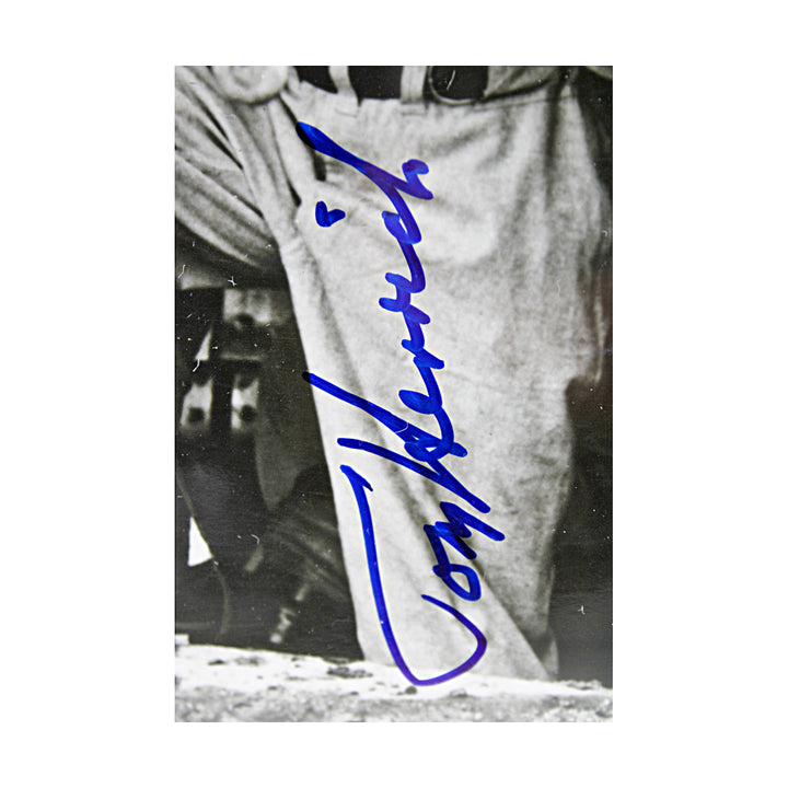 DiMaggio Henrich Dickey New York Yankees Autographed Framed 8x10 Photo JSA LOA