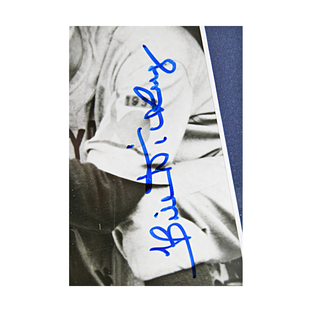 DiMaggio Henrich Dickey New York Yankees Autographed Framed 8x10 Photo JSA LOA