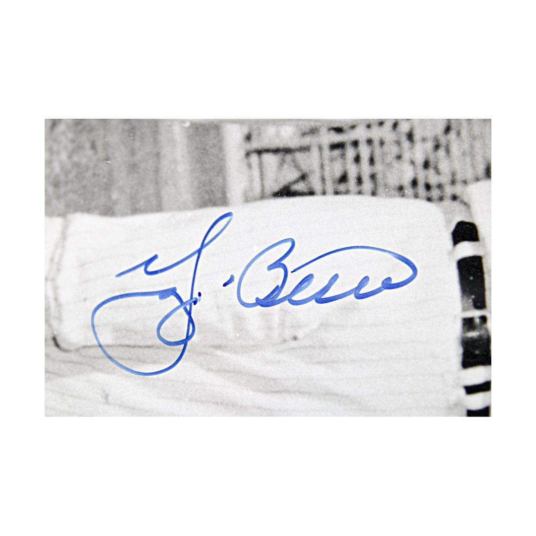 Mantle Berra Skowron Blanchard New York Yankees Multi Signed Framed 11x14 Photo JSA LOA