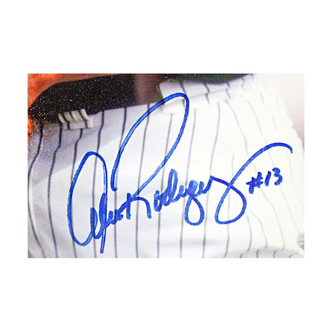 Derek Jeter Alex Rodriguez New York Yankees Dual Signed Framed 16x20 Photo JSA LOA