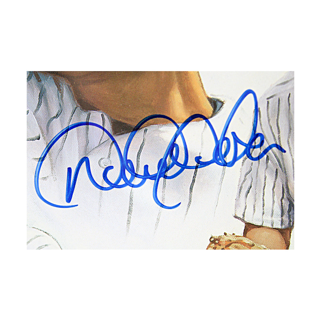 Derek Jeter Bernie Williams New York Yankees Dual Signed Framed Doo S Oh Dream Season Lithograph LE 20/1998 JSA LOA