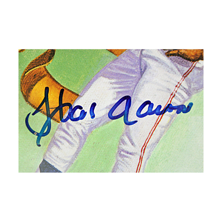 Aaron Henderson Rose Ryan Multi Signed Framed Ron Lewis Kings of Baseball Lithograph JSA LOA