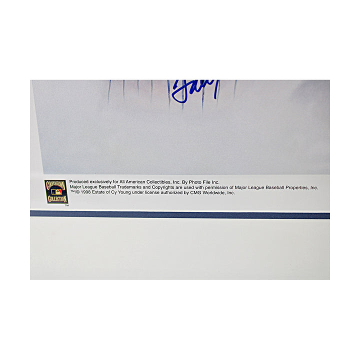 Seaver Ryan Carlton Multi Signed 300 Wins 23x29 Litho LE 1/15 All American LOA