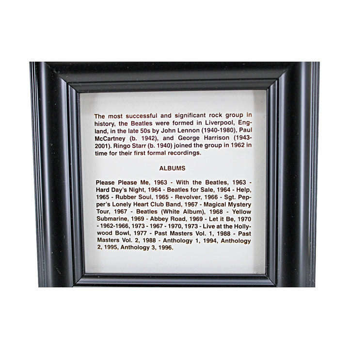 The Beatles SGT Pepper's Lonely Hearts Club Framed Guitar & Record Collage 34x43
