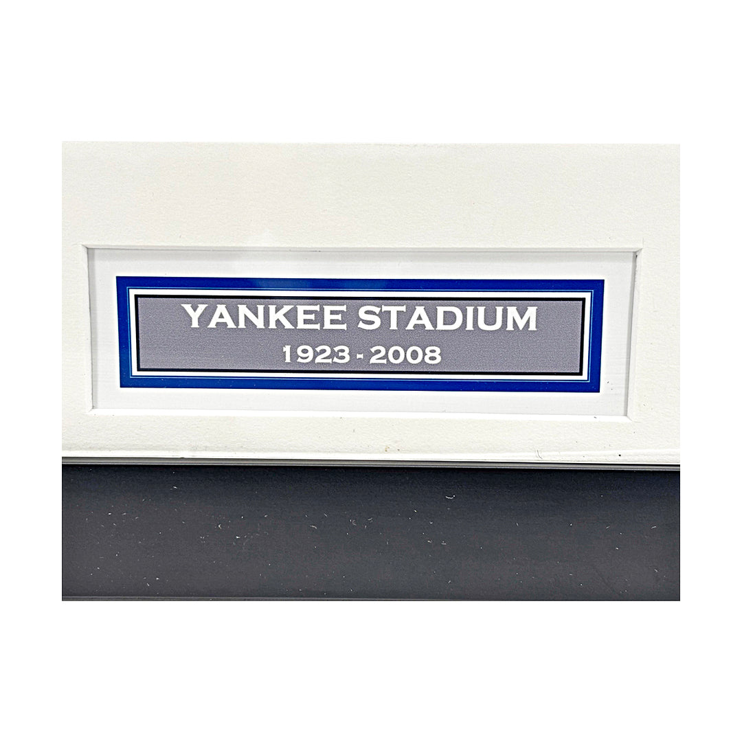 Jeter Rodriguez Pettitte Posada Yankees Autographed Framed 16x20 Old Stadium Photo JSA LOA