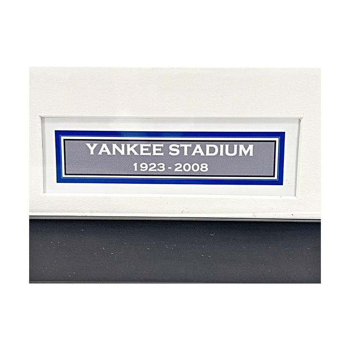 Jeter Rodriguez Pettitte Posada Yankees Autographed Framed 16x20 Old Stadium Photo JSA LOA