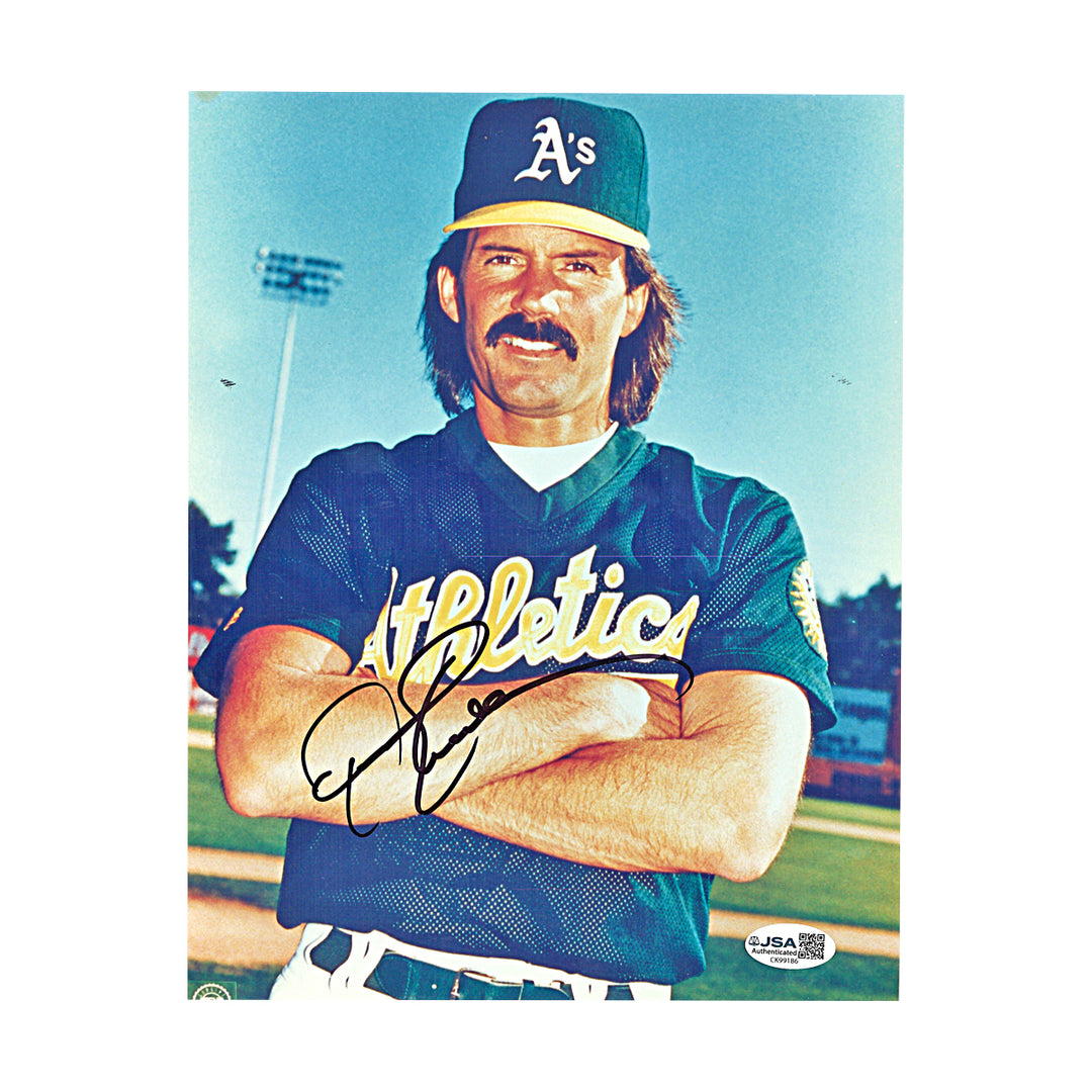Dennis Eckersley Oakland A's Autographed 8x10 Photo JSA COA