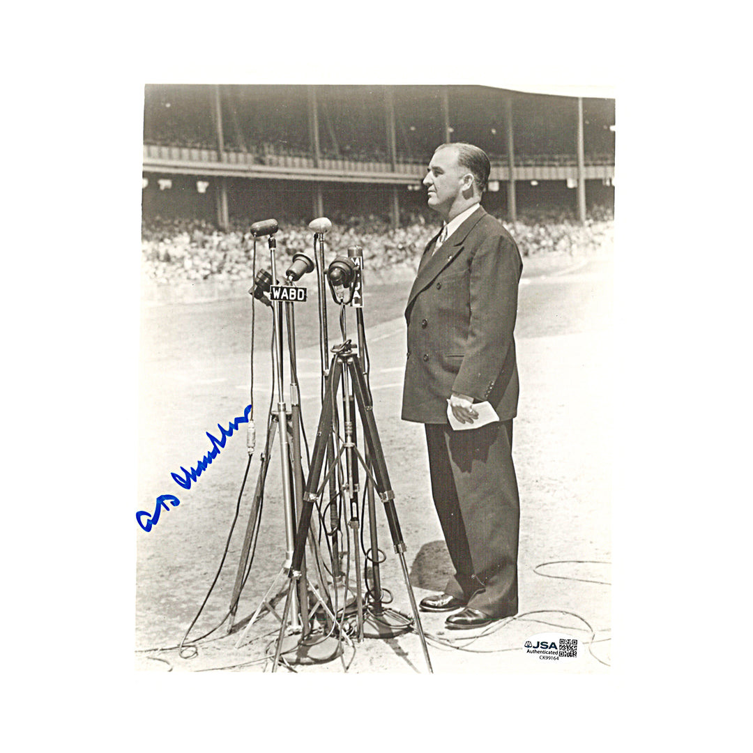 Happy Chandler MLB Commissioner Autographed 8x10 Photo JSA COA
