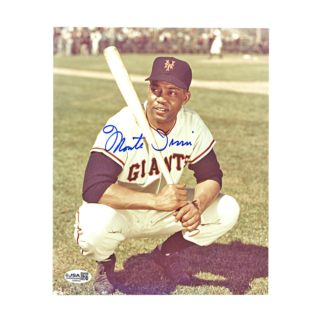 Monte Irvin San Francisco Giants Autographed 8x10 Photo JSA COA