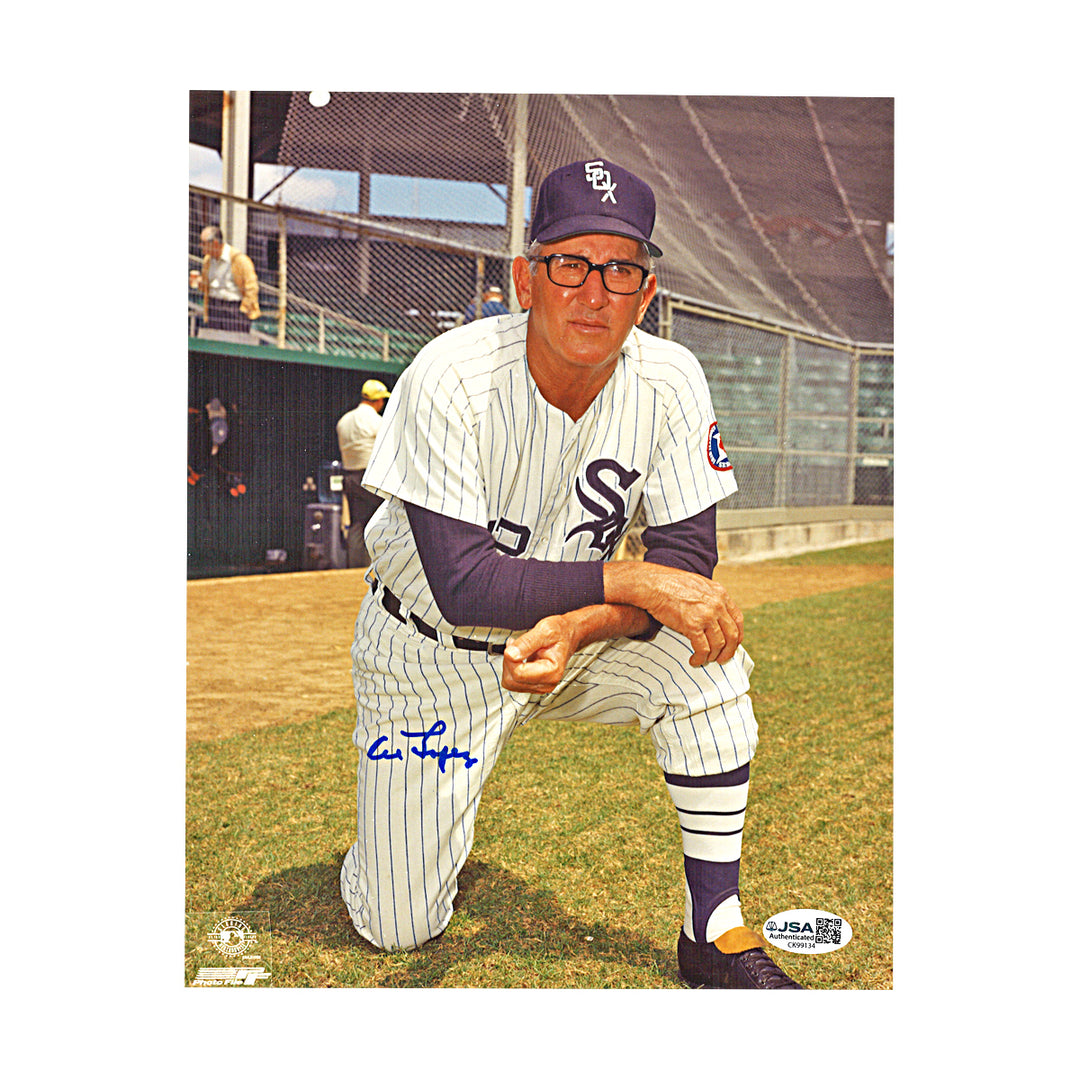 Al Lopez Chicago White Sox Autographed 8x10 Photo JSA COA