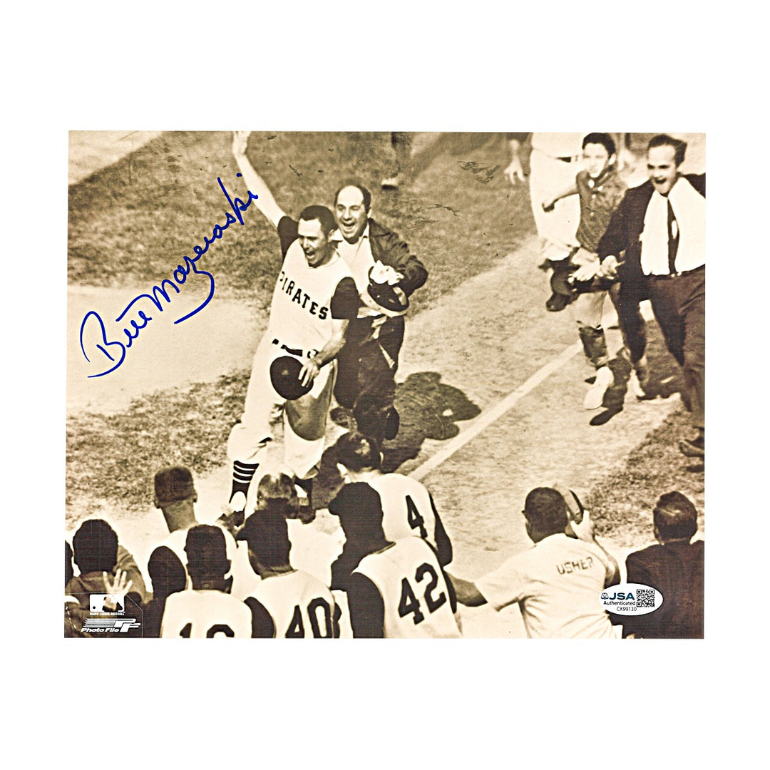 Bill Mazeroski Pittsburgh Pirates Autographed 8x10 Photo JSA COA