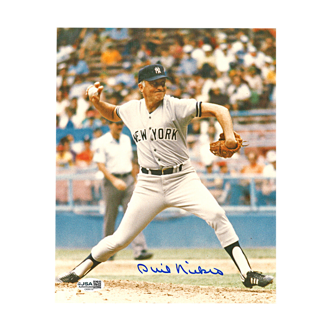 Phil Niekro New York Yankees Autographed 8x10 Photo JSA COA