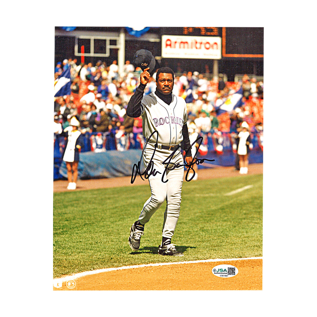 Don Baylor Colorado Rockies Autographed 8x10 Photo JSA COA