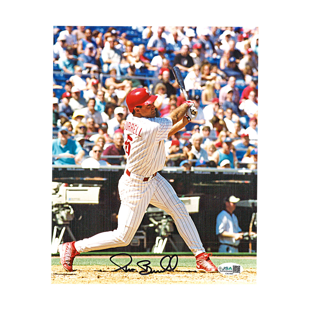 Pat Burrell Philadelphia Phillies Autographed 8x10 Photo JSA COA