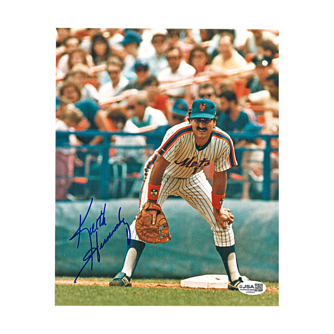 Keith Hernandez New York Mets Autographed 8x10 Photo JSA COA