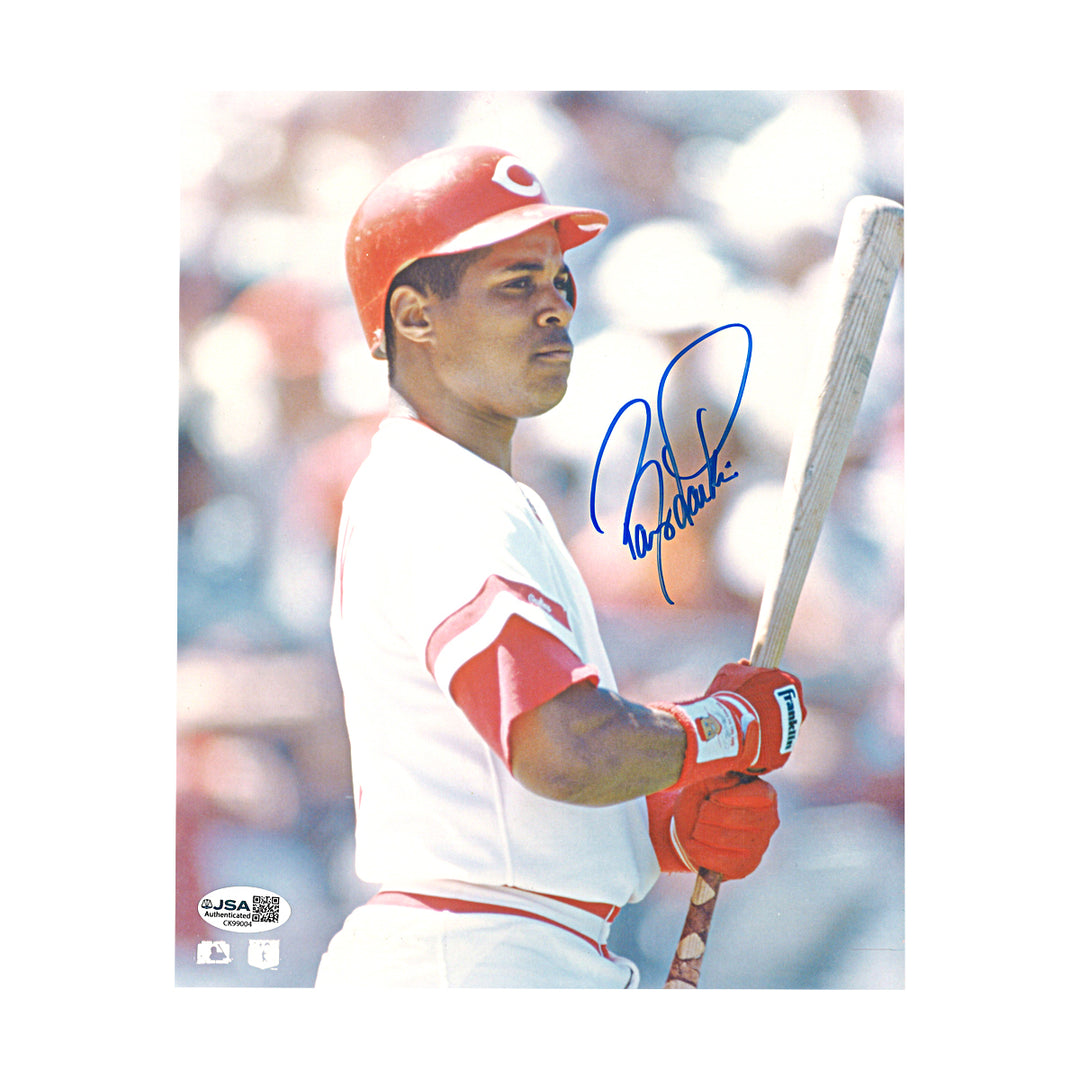 Barry Larkin Cincinnati Reds Autographed 8x10 Photo JSA COA