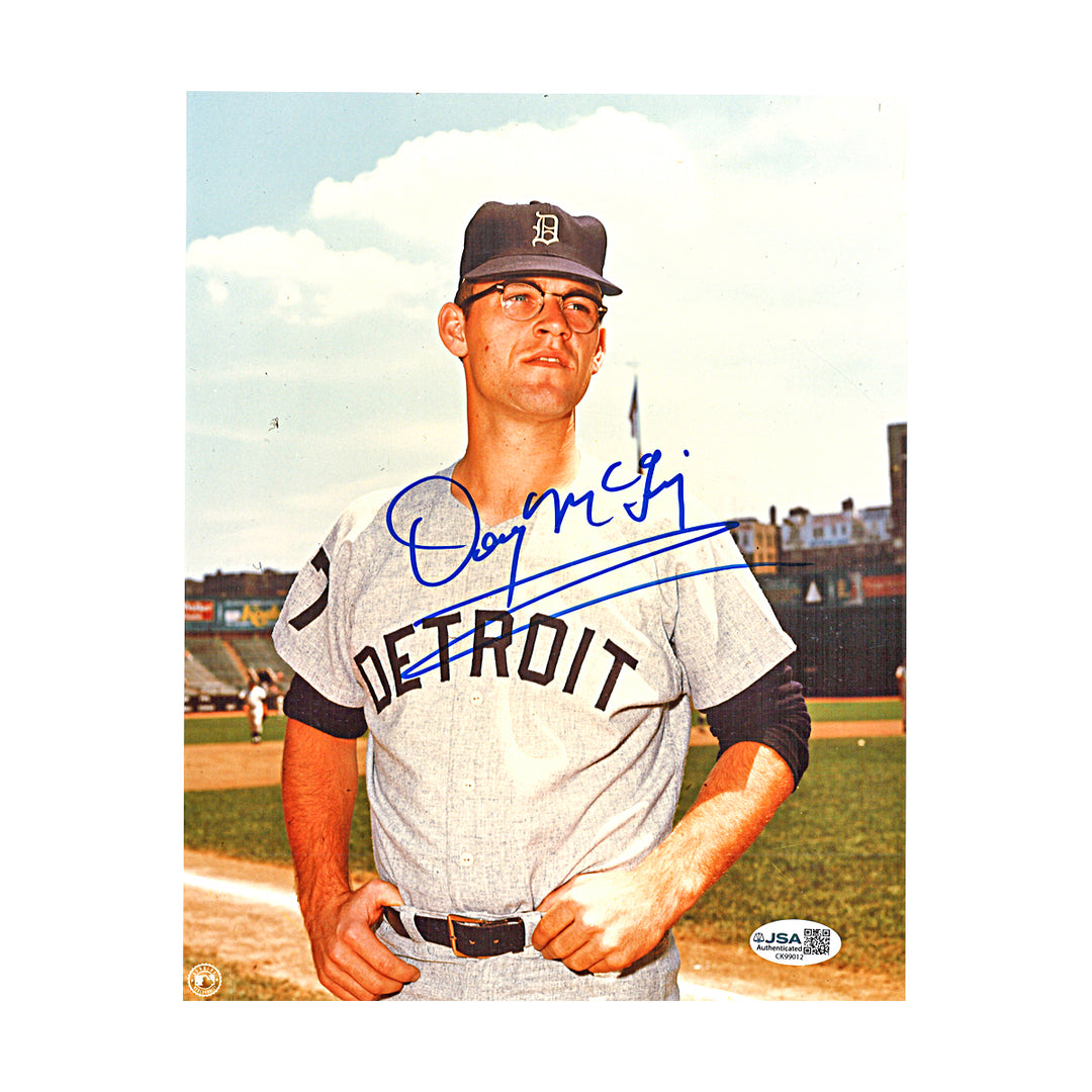 Denny McLain Detroit Tigers Autographed 8x10 Photo JSA COA