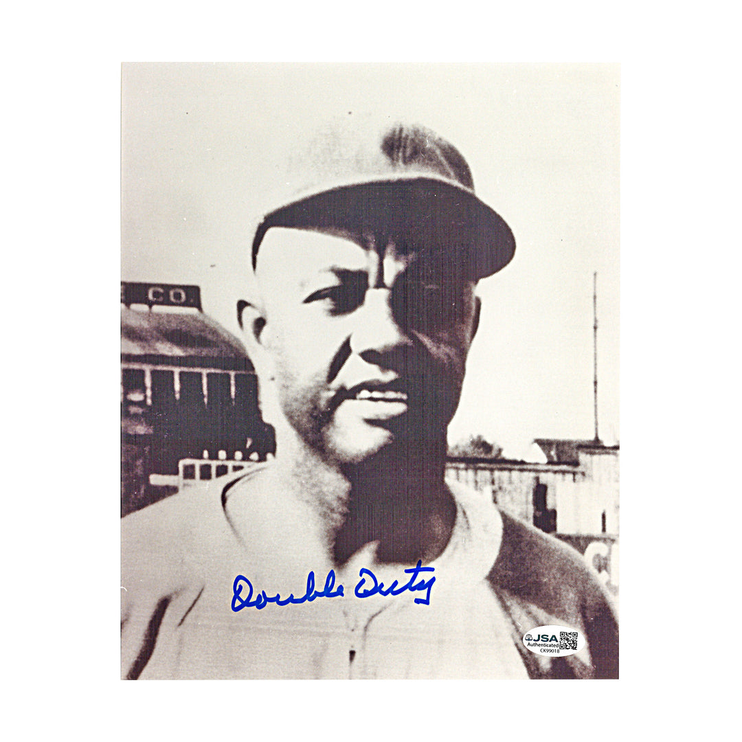 Ted Double Duty Ratcliffe Negro Leagues Autographed Vertical 8x10 Photo JSA COA