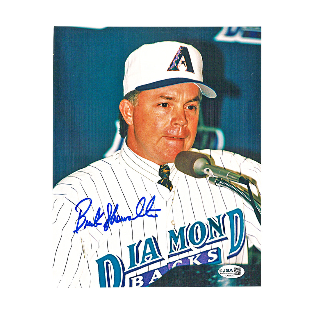 Buck Showalter Arizona Diamondbacks Autographed 8x10 Photo JSA COA