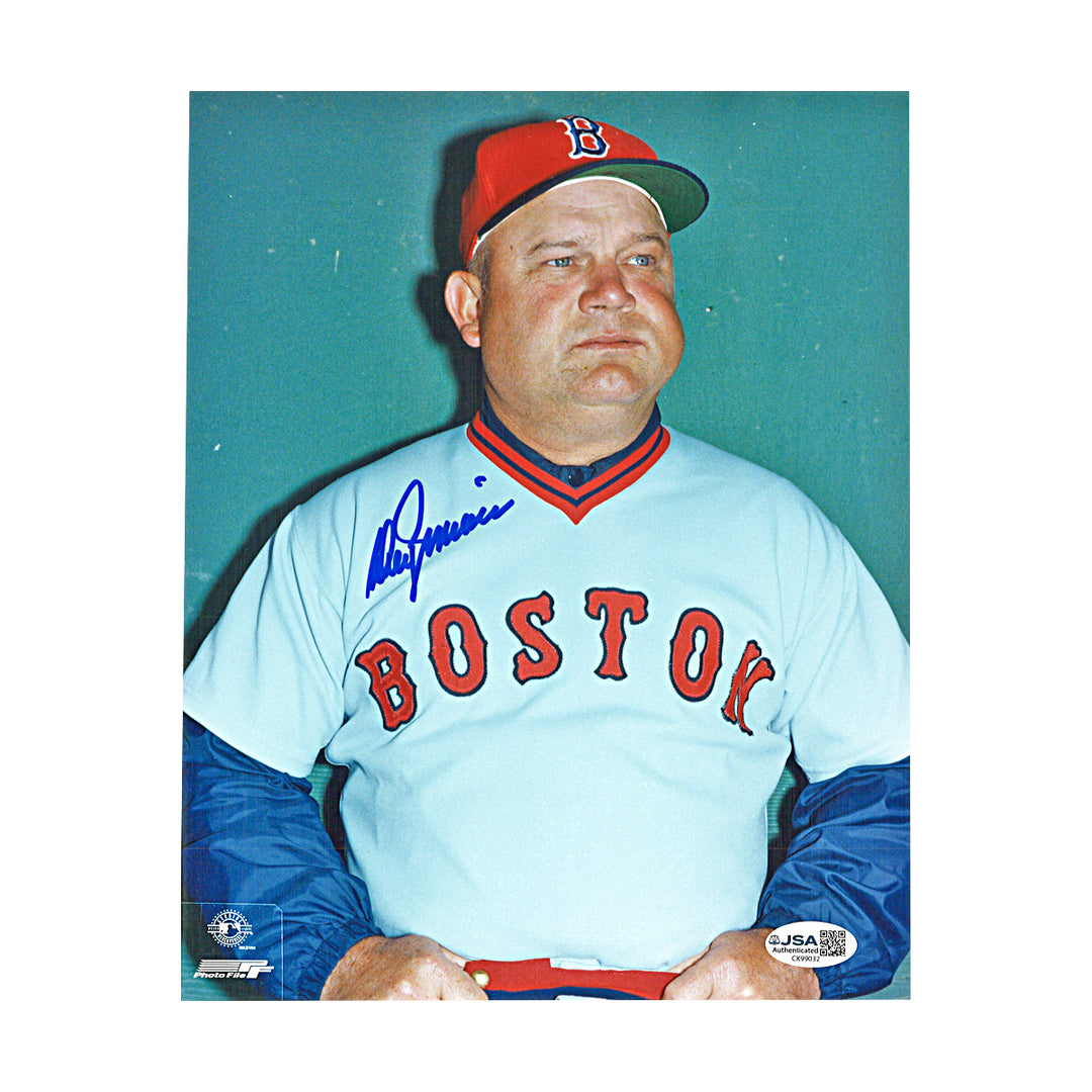 Don Zimmer Boston Red Sox Autographed 8x10 Photo JSA COA