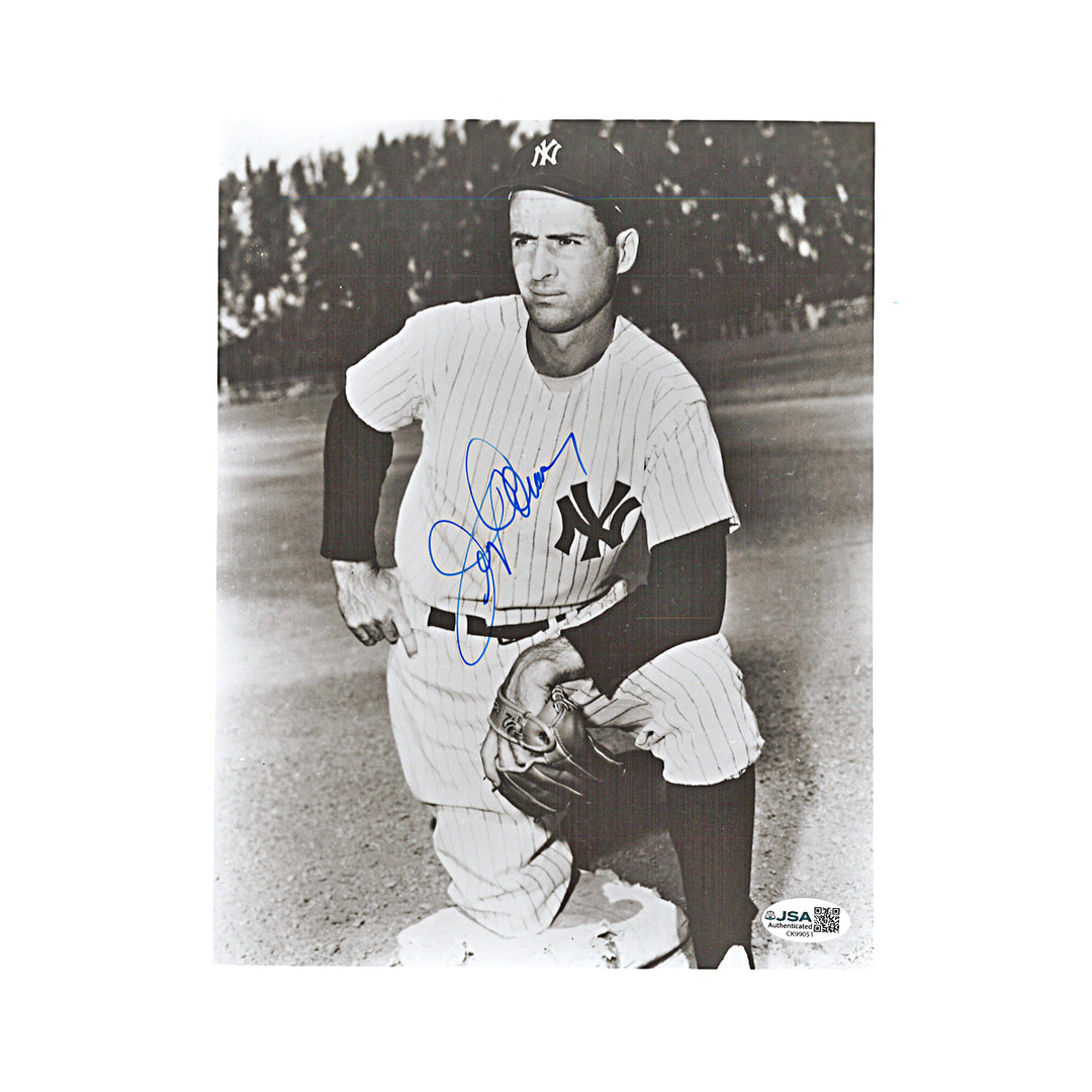 Jerry Coleman New York Yankees Autographed 8x10 Photo JSA COA