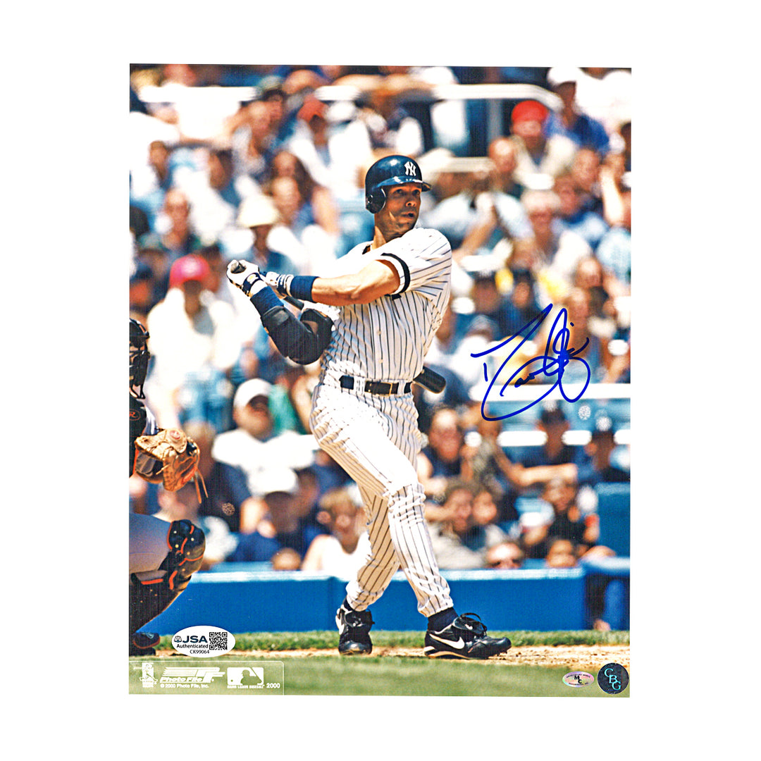 David Justice New York Yankees Autographed 8x10 Photo JSA COA