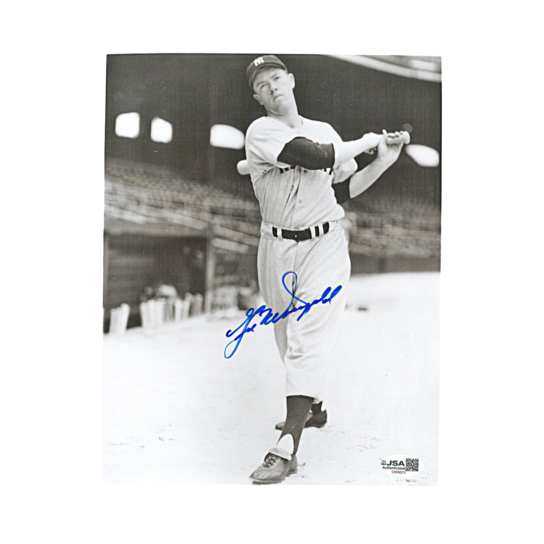 Gil McDougald New York Yankees Autographed B&W 8x10 Photo JSA COA