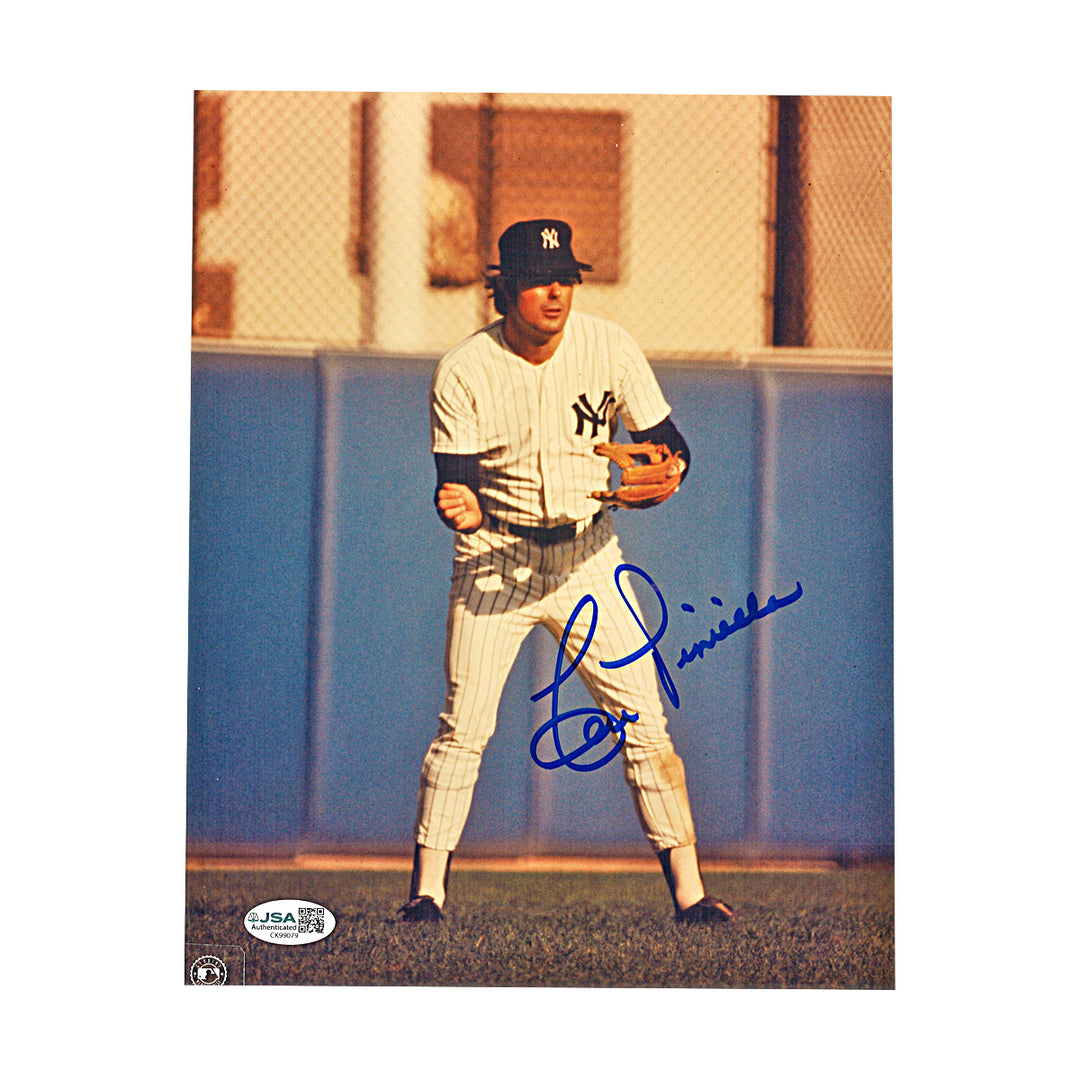Lou Piniella New York Yankees Autographed 8x10 Photo JSA COA
