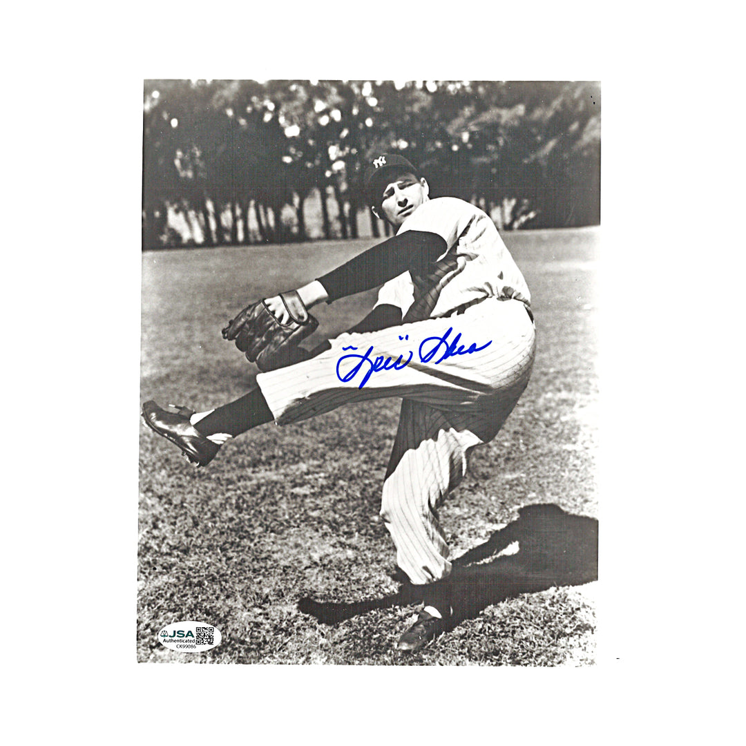 Spec Shea New York Yankees Autographed 8x10 Photo JSA COA