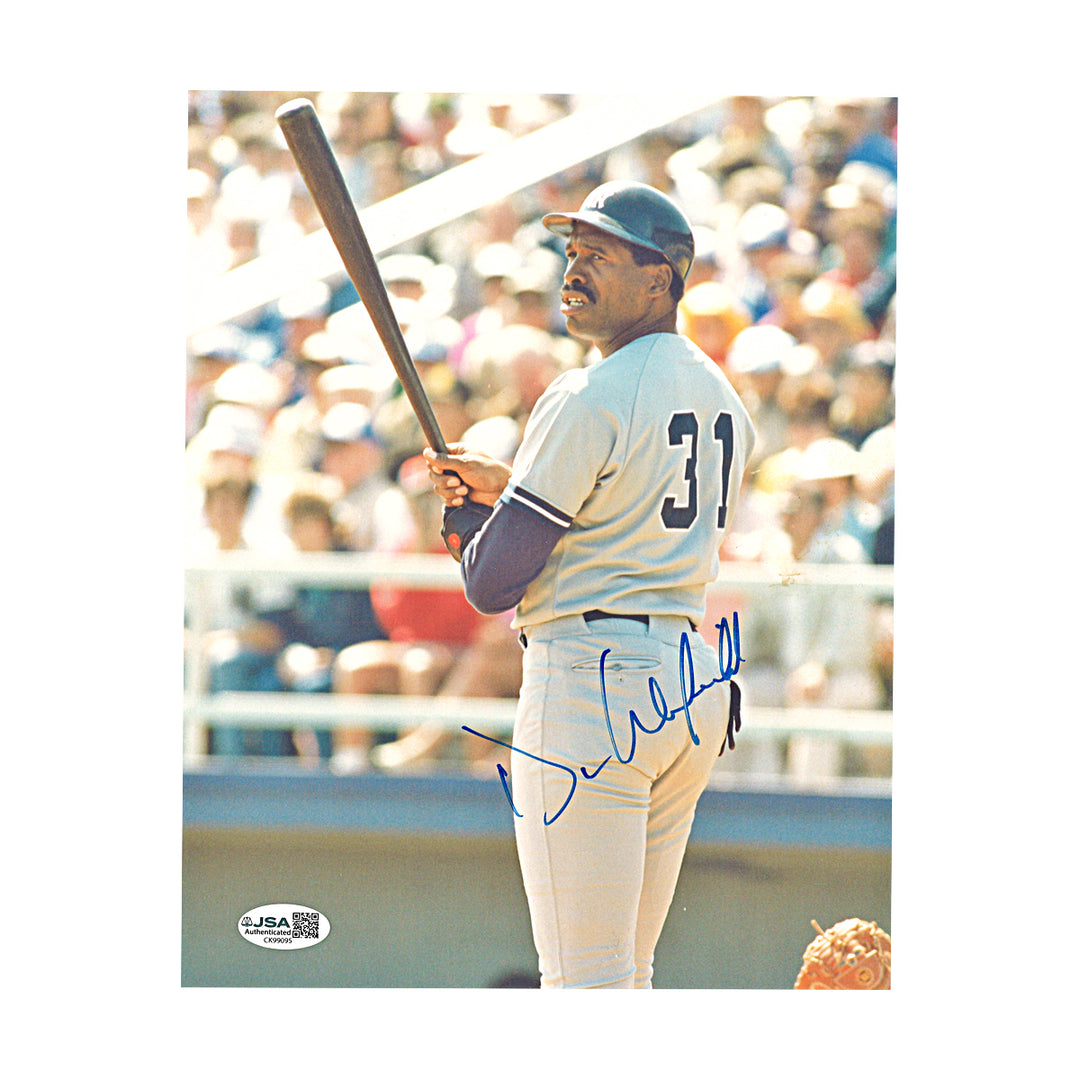 Dave Winfield New York Yankees Autographed 8x10 Photo JSA COA