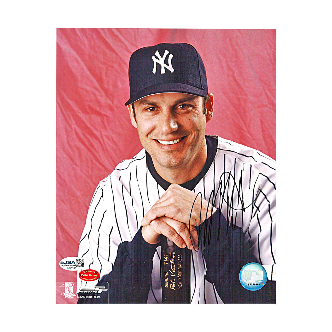 Robin Ventura New York Yankees Autographed 8x10 Photo JSA COA