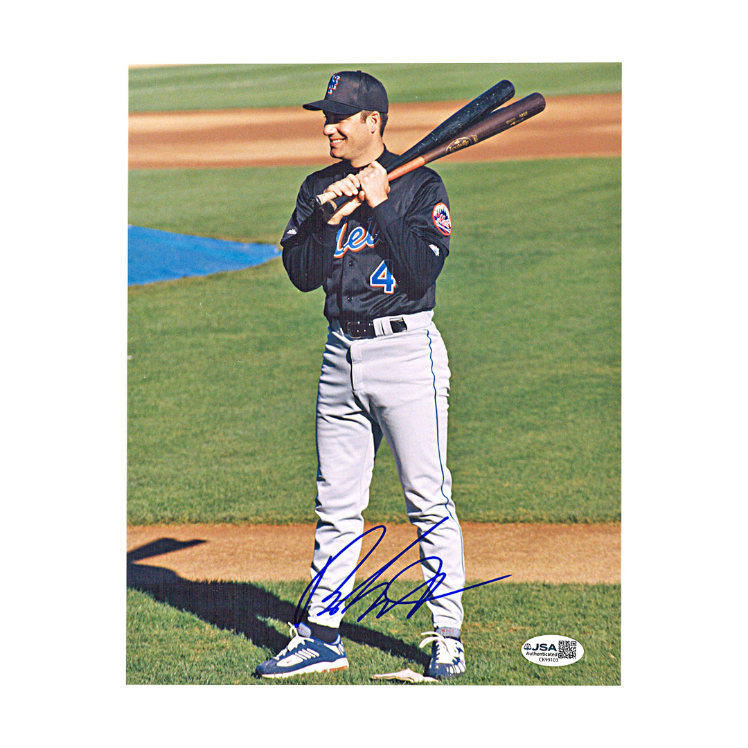 Robin Ventura New York Mets Autographed 8x10 Photo JSA COA