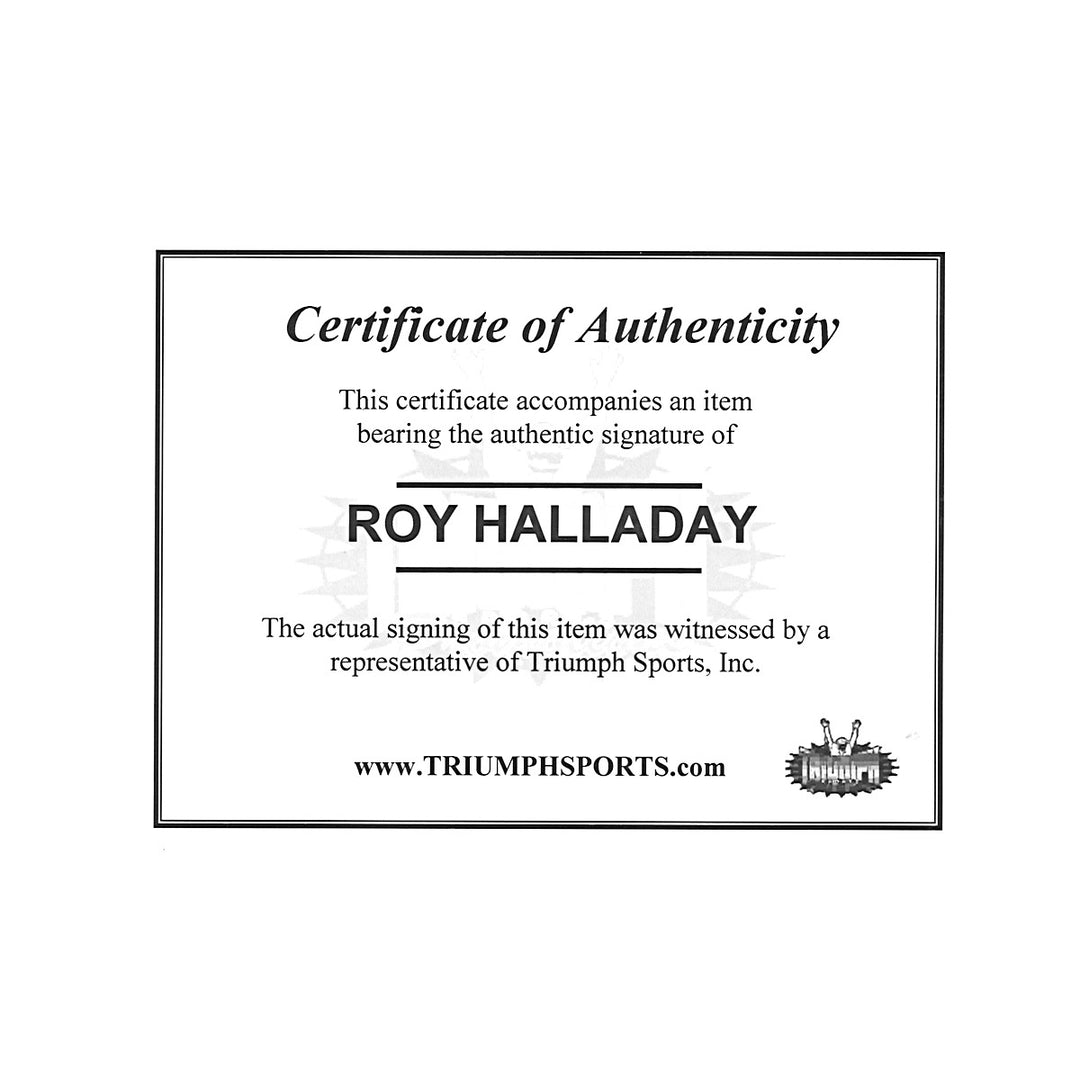 Roy Halladay Toronto Blue Jays Autographed 8x10 Photo Triumph COA-3