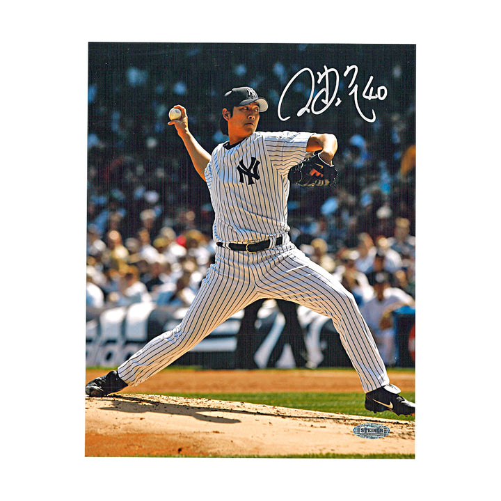 Chein Ming Wang New York Yankees Autographed 8x10 Photo Steiner COA