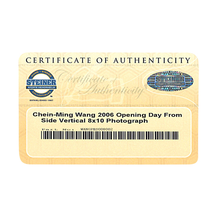 Chein Ming Wang New York Yankees Autographed 8x10 Photo Steiner COA