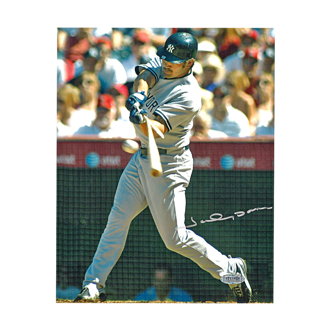Johnny Damon New York Yankees Autographed 8x10 Photo Steiner COA