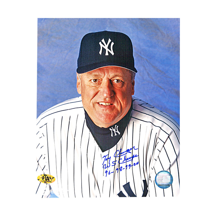 Tony Cloninger New York Yankees Autographed Inscribed 8x10 Photo MAB Holo