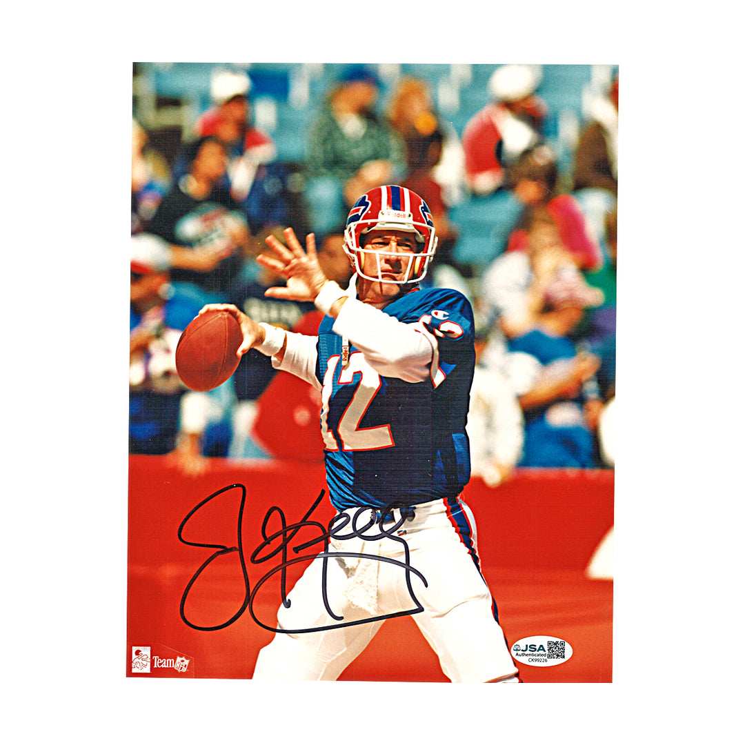 Jim Kelly Buffalo Bills Autographed 8x10 Photo JSA COA