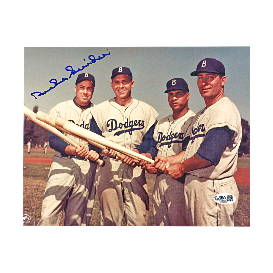 Duke Snider Los Angeles Dodgers Autographed 8x10 Photo JSA COA