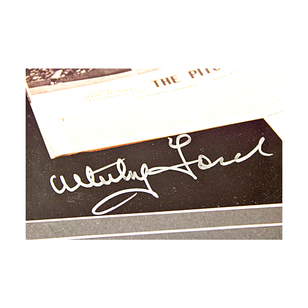 Whitey Ford New York Yankees Autographed Matted 8x10 Photo JSA COA