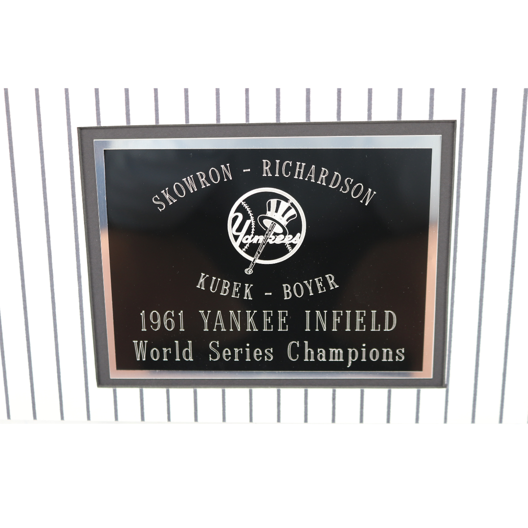 Skowron Richardson Kubek Boyer Yankees Autographed Matted 8x10 Photo JSA COA