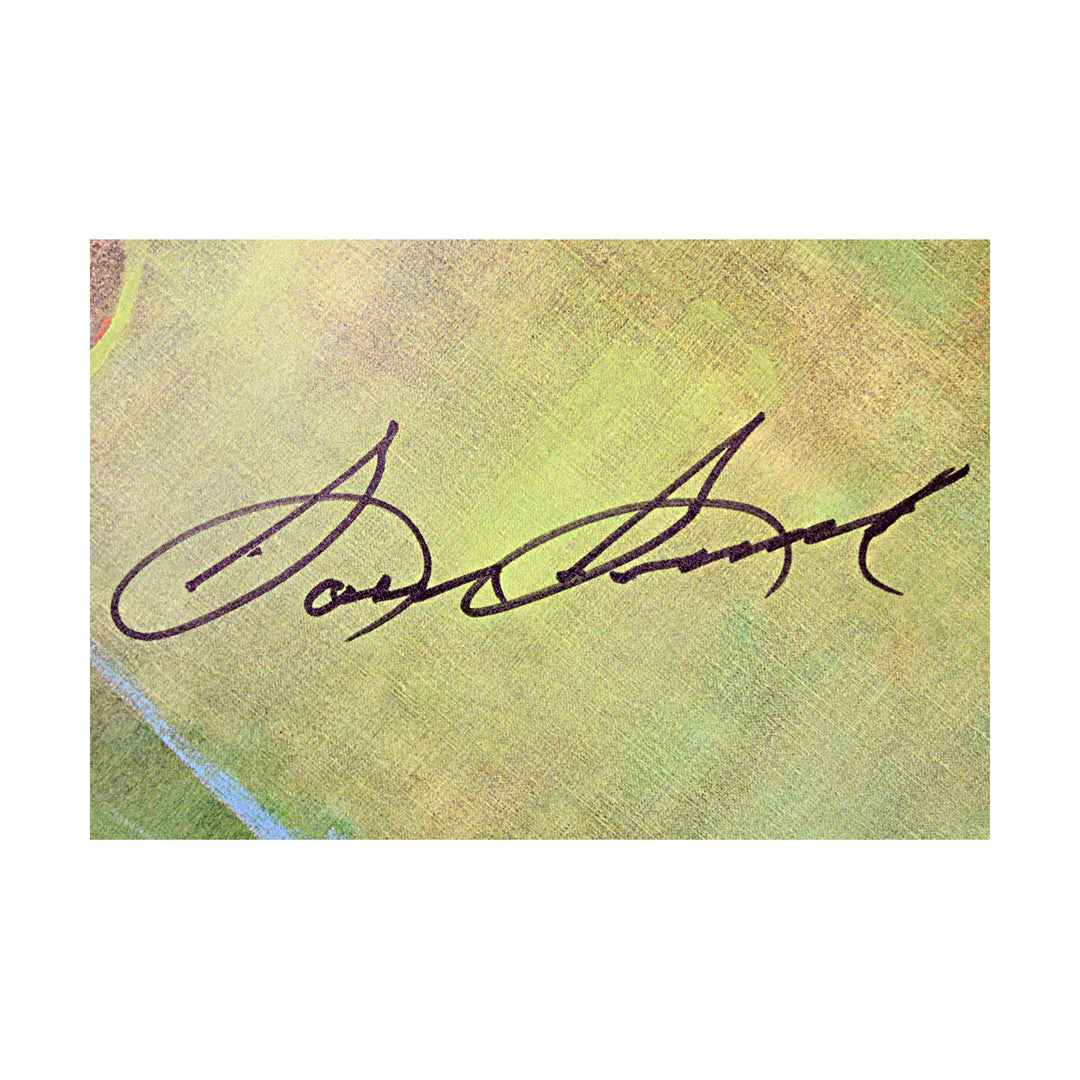 Sam Snead Golfer Autographed Bernie Fuchs 19x24 Lithograph LE 480/600 JSA COA