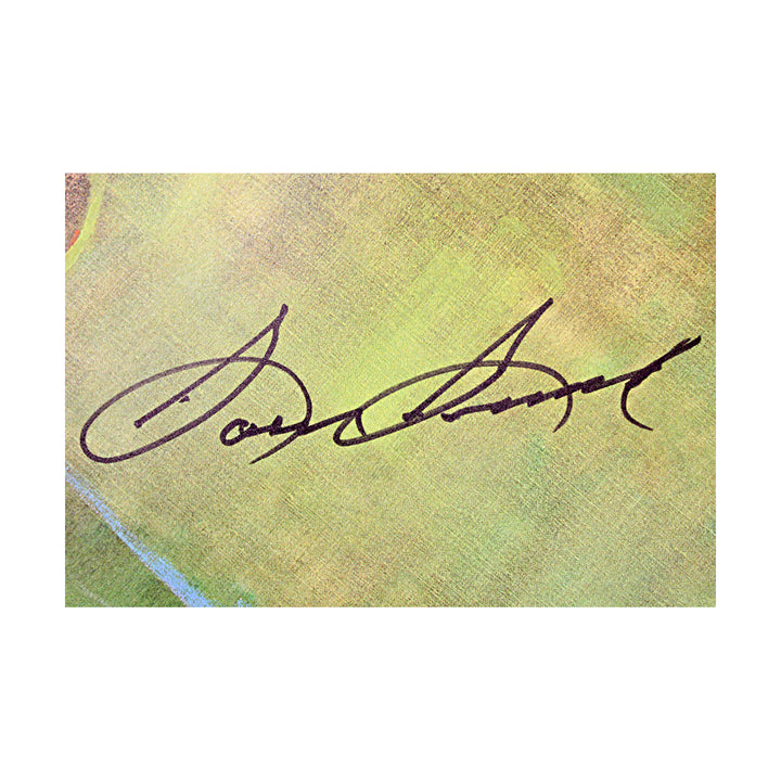 Sam Snead Golfer Autographed Bernie Fuchs 19x24 Lithograph LE 480/600 JSA COA