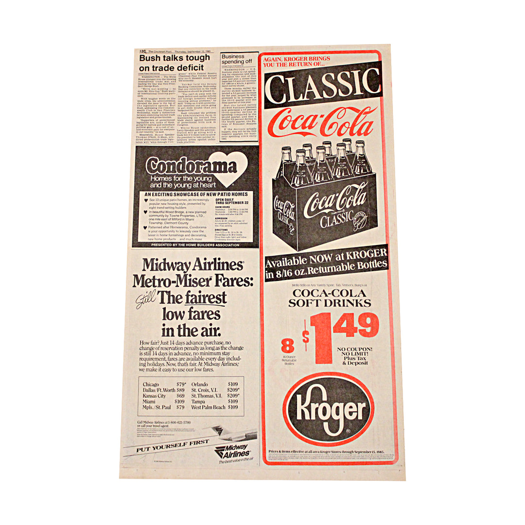 Pete Rose Cincinnati Reds Autographed Cincinnati Post Newspaper JSA COA